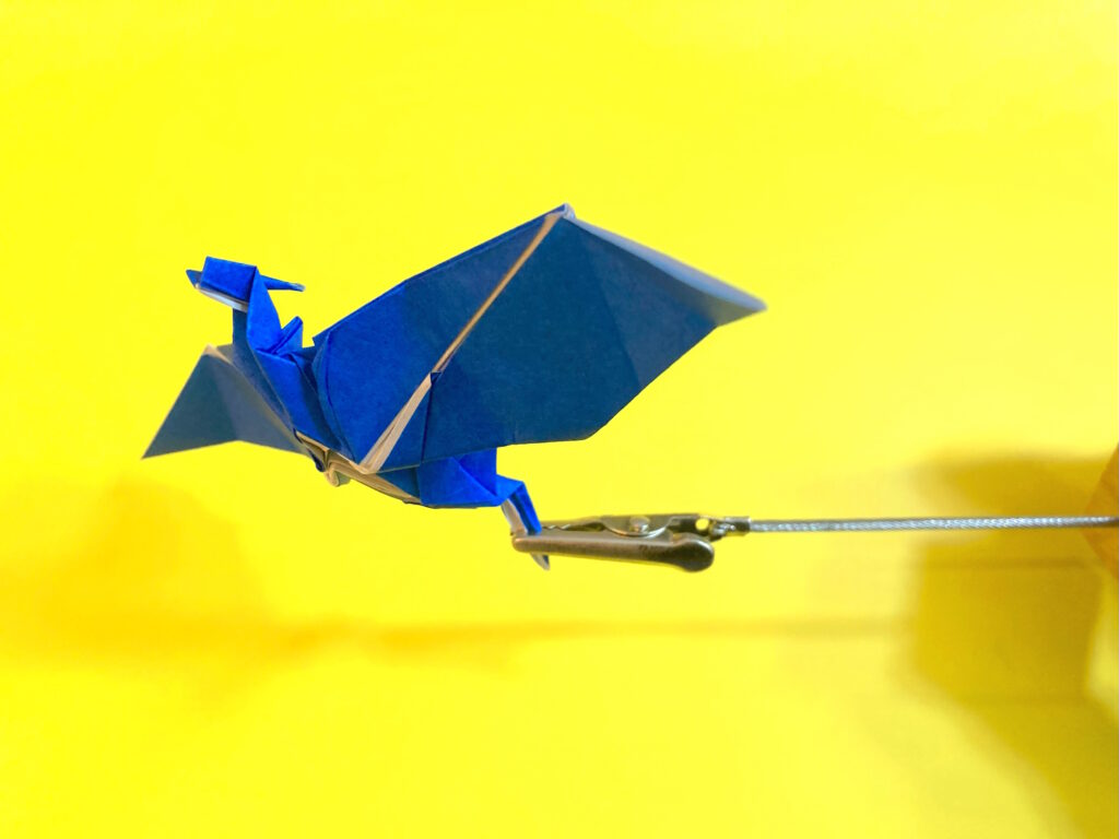 かっこいい折り紙　ドラゴン（どらごん）の簡単な作り方8